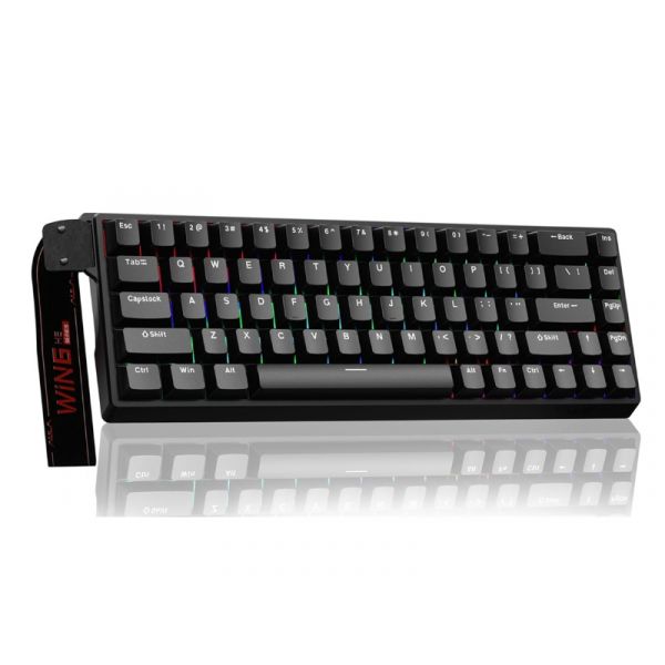 AULA WIN68 HE Magnetic Switch Mechanikus Gamer Billentyűzet, fekete
